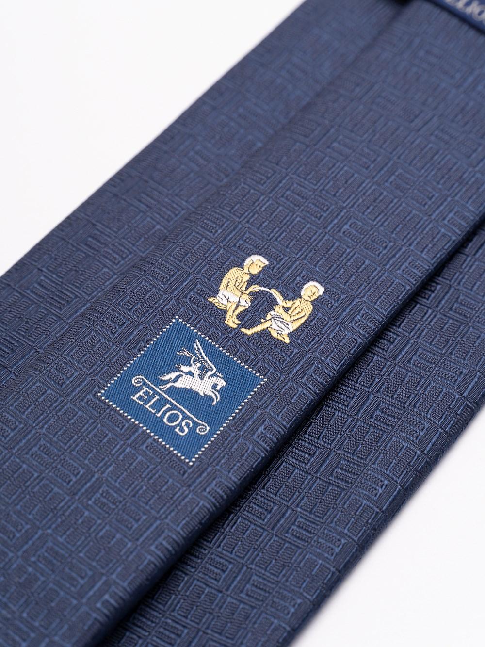 Elios Silk Tie with Zodiac Sign Italy