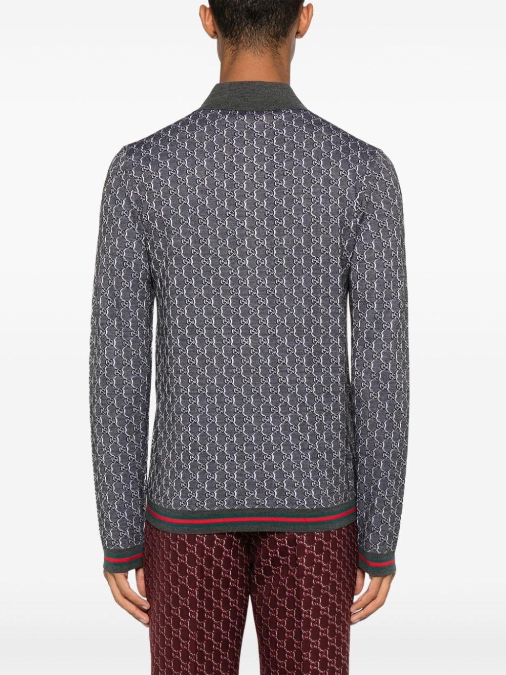 Gucci Long Sleeve Polo Shirt Hotsell