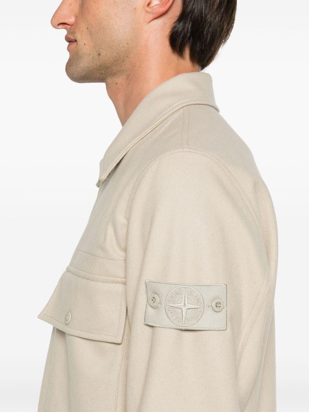 Stone island `Ghost` Overshirt In Saldo