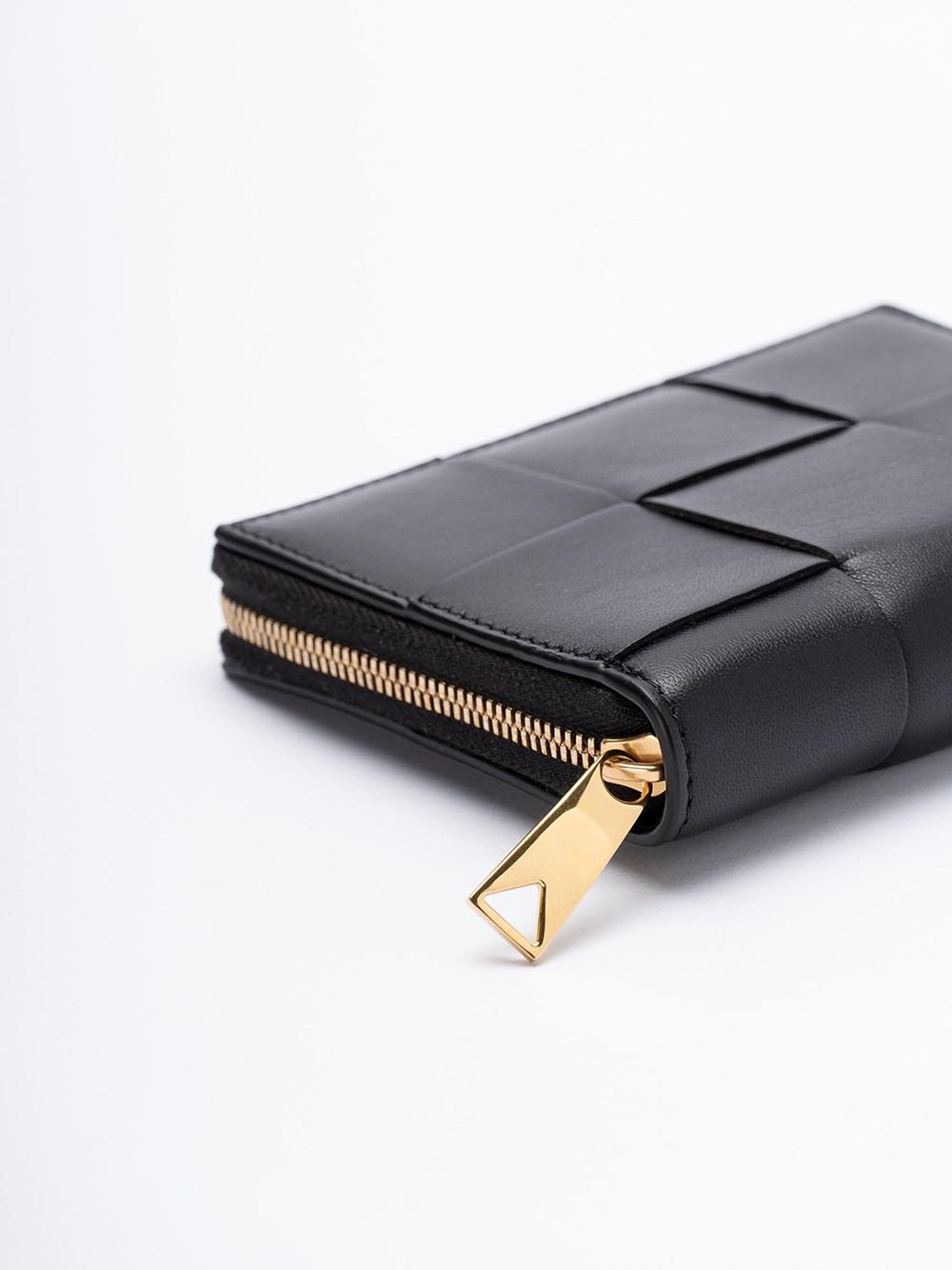 Bottega veneta `Compact Cassette Zip Around Wallet` Negozi Online