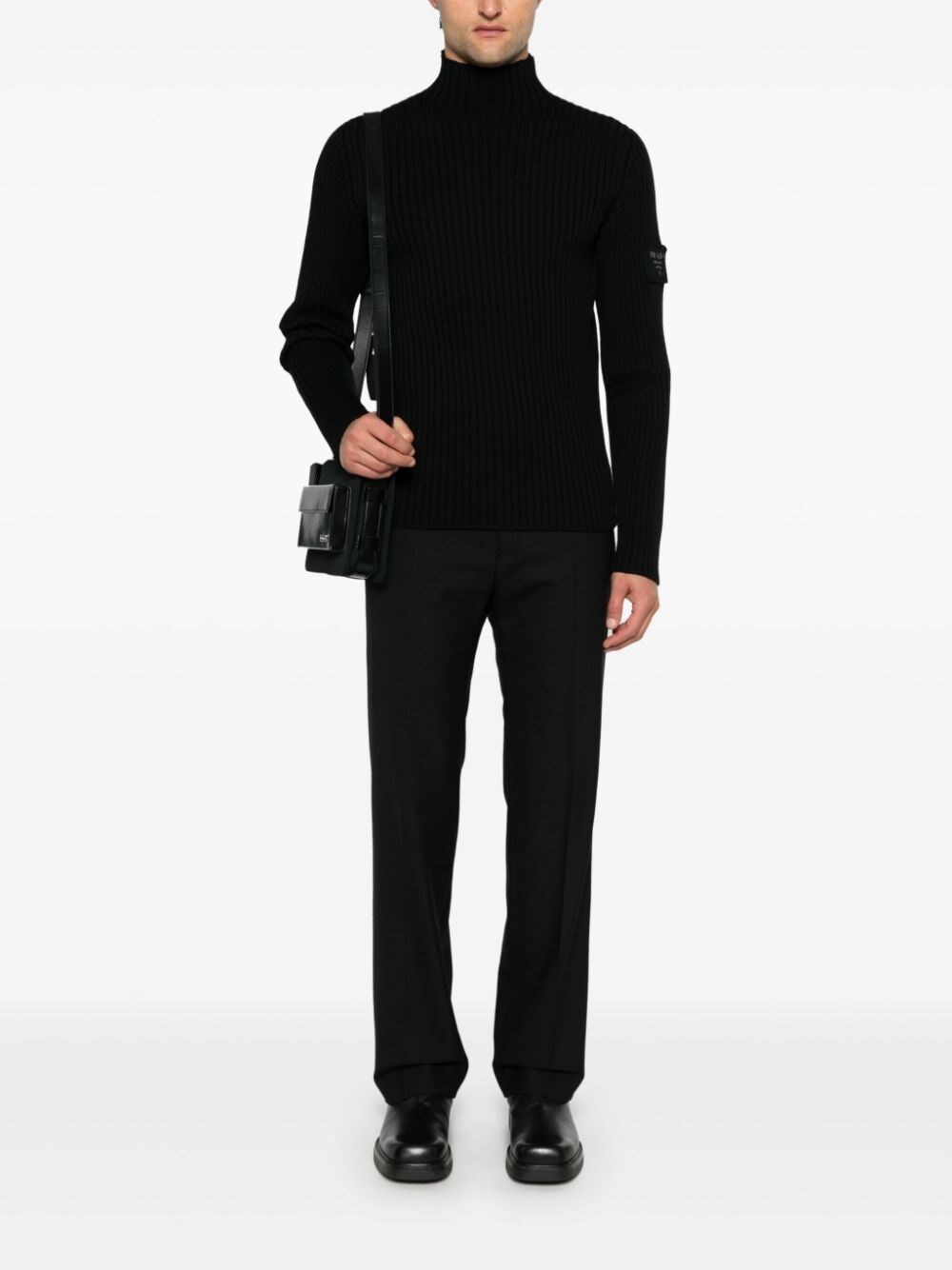 Prada Turtle-Neck Sweater In Vendita