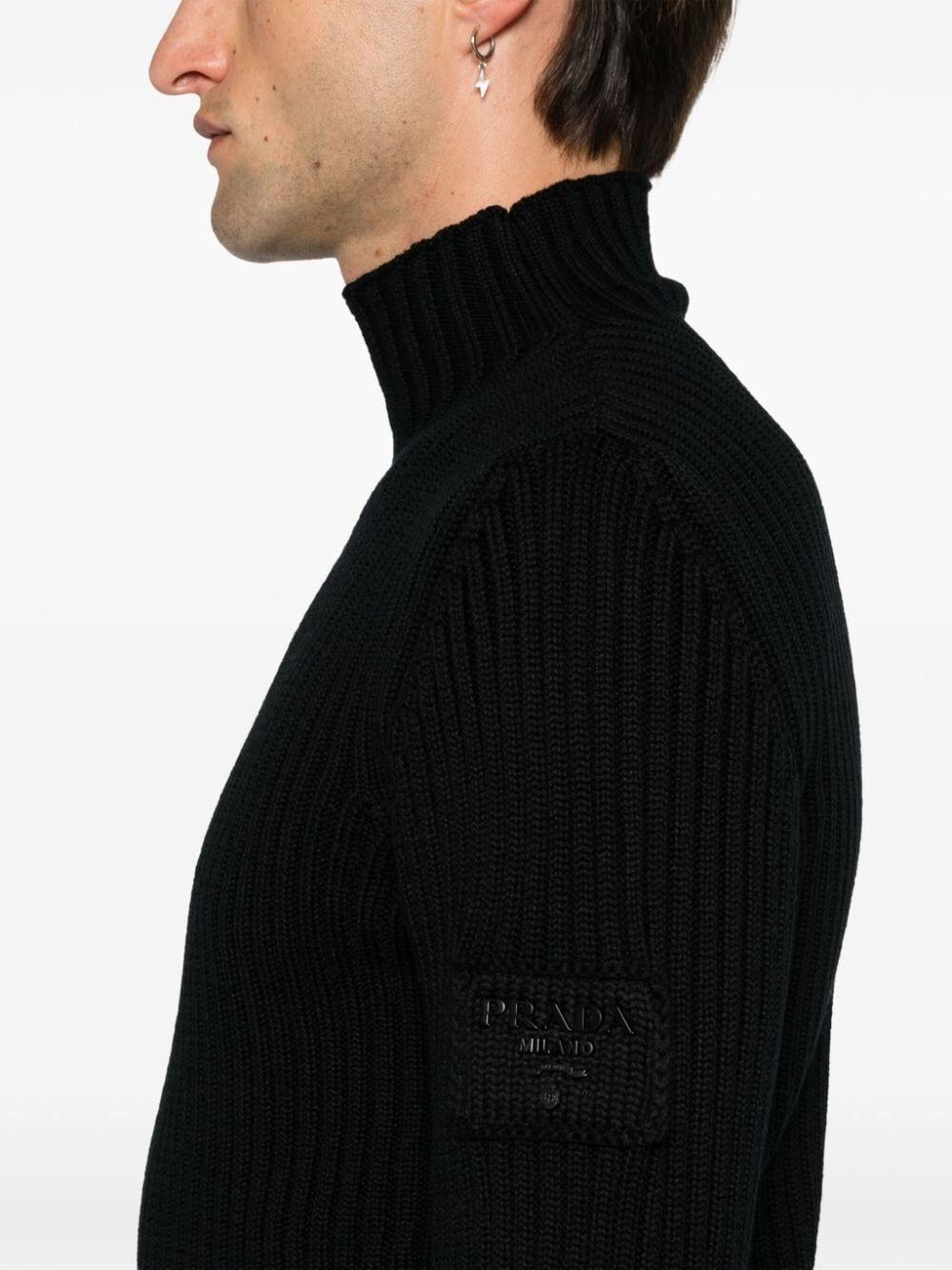 Prada Turtle-Neck Sweater In Vendita