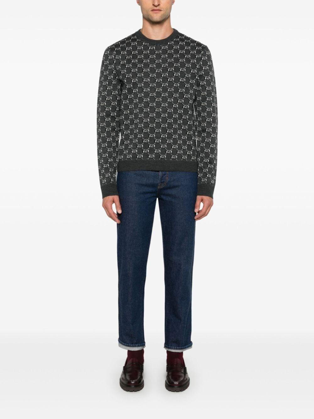 Gucci Long Sleeve Crew-Neck Sweater Nuova