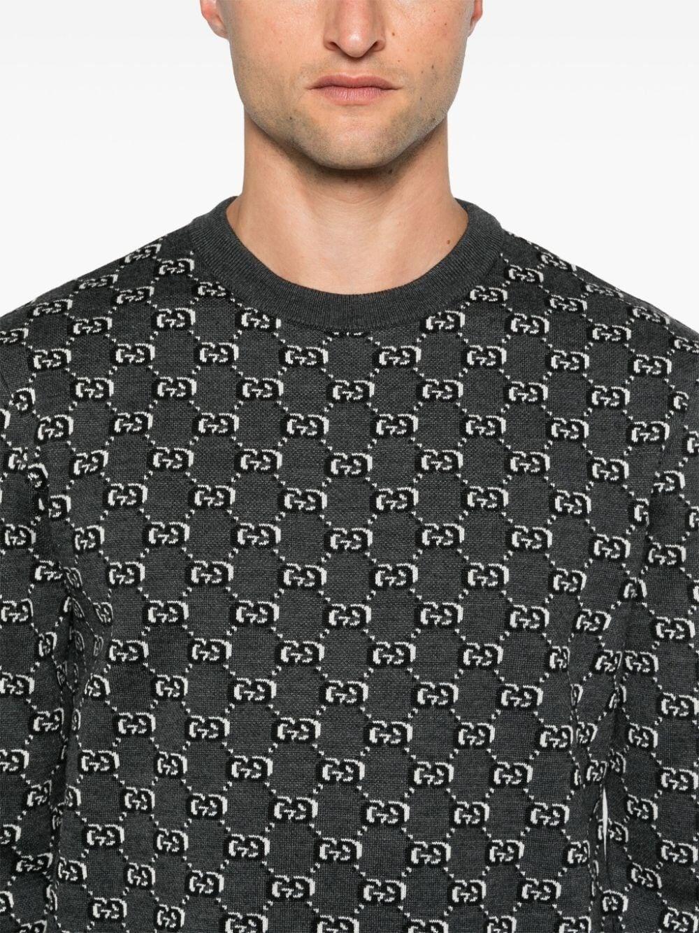 Gucci Long Sleeve Crew-Neck Sweater Nuova