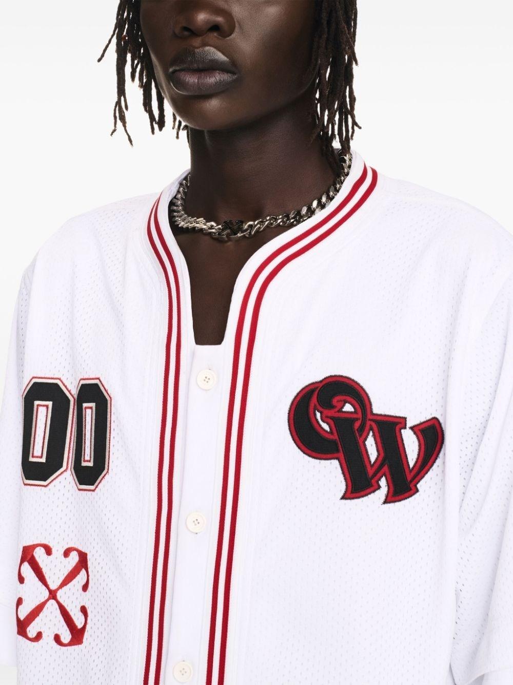 Off white `Gothic Logo Hybr` Baseball Spedizione Gratuita