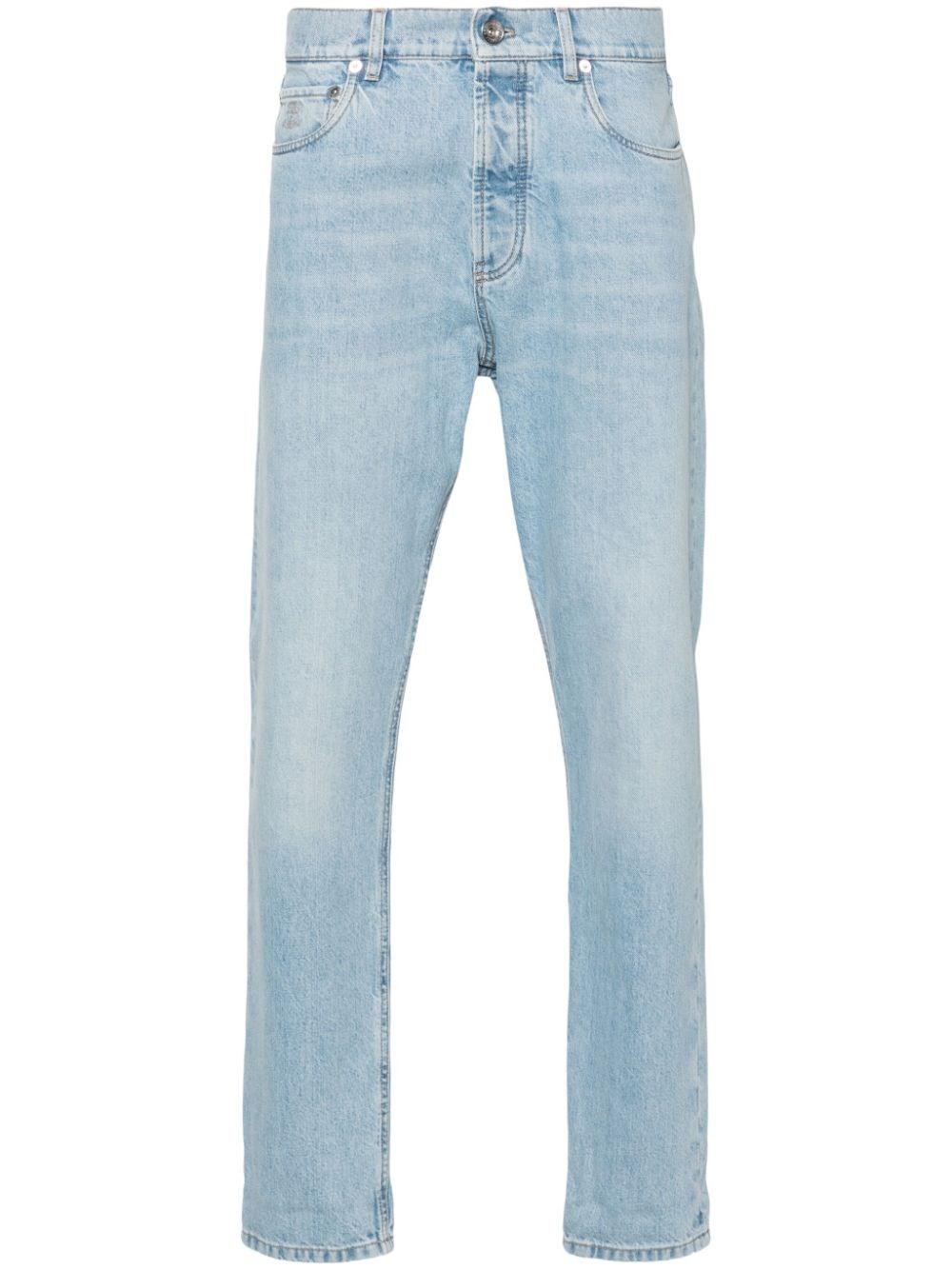 Brunello cucinelli Iconic Fit Five-Pocket Jeans Shopping Online