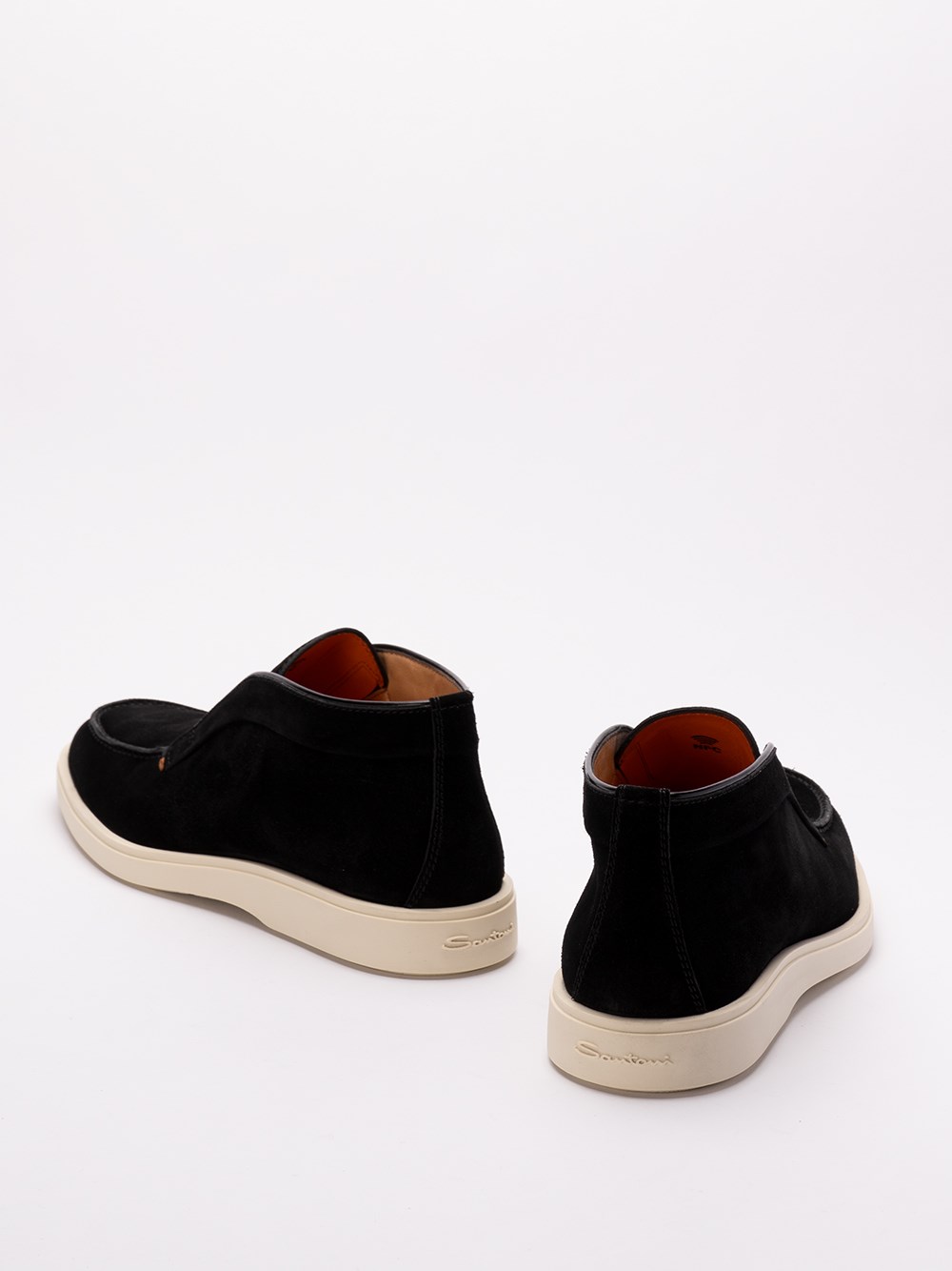 Santoni `Digits` Slip-On Loafers In Saldo