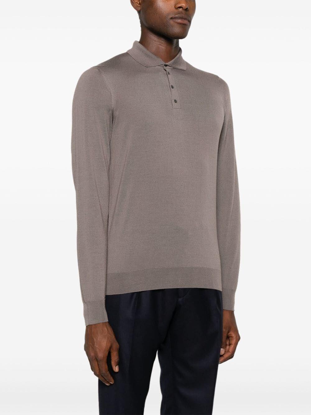 Drumohr Long Sleeve Polo Shirt Offerta speciale
