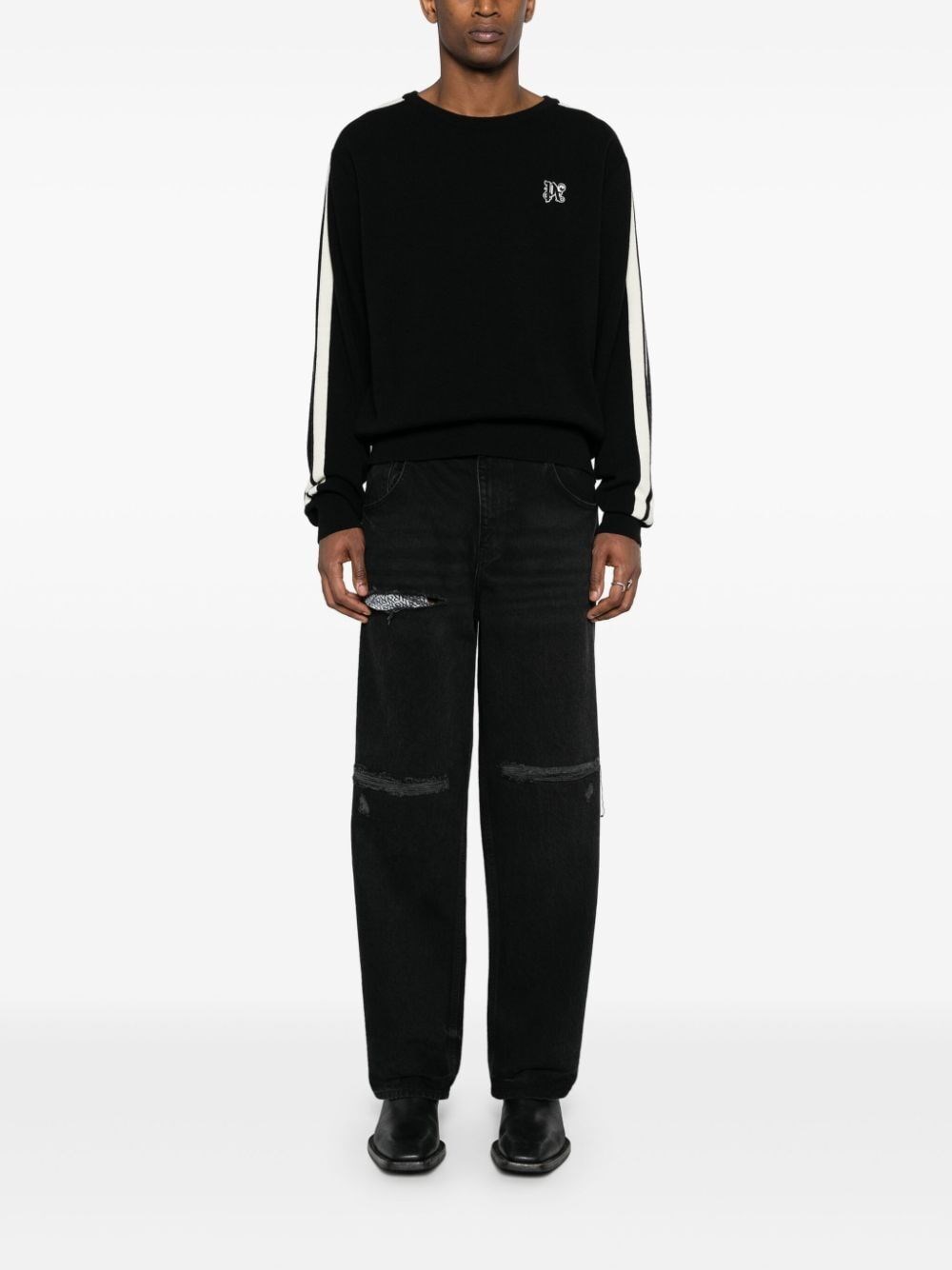 Palm angels `PA Monogram` Sweatshirt Super Saving Price