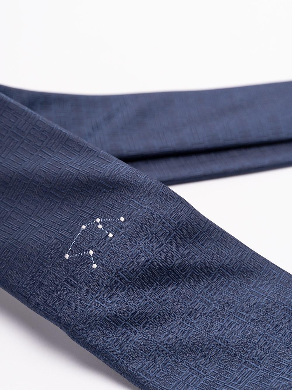 Elios Silk Tie with Zodiac Sign Promozione temporanea