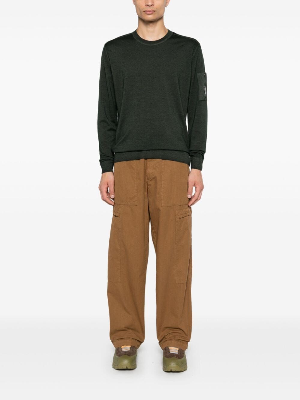 C.p. company Knit Crew-Neck Sweater Enormi sconti