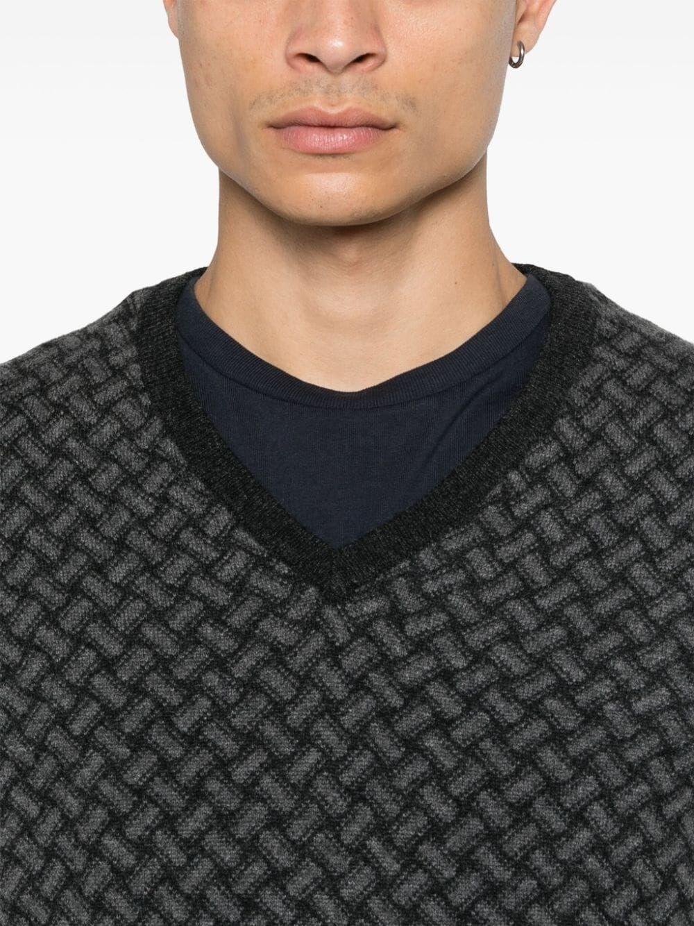 Drumohr V-Neck Sweater Nuovo