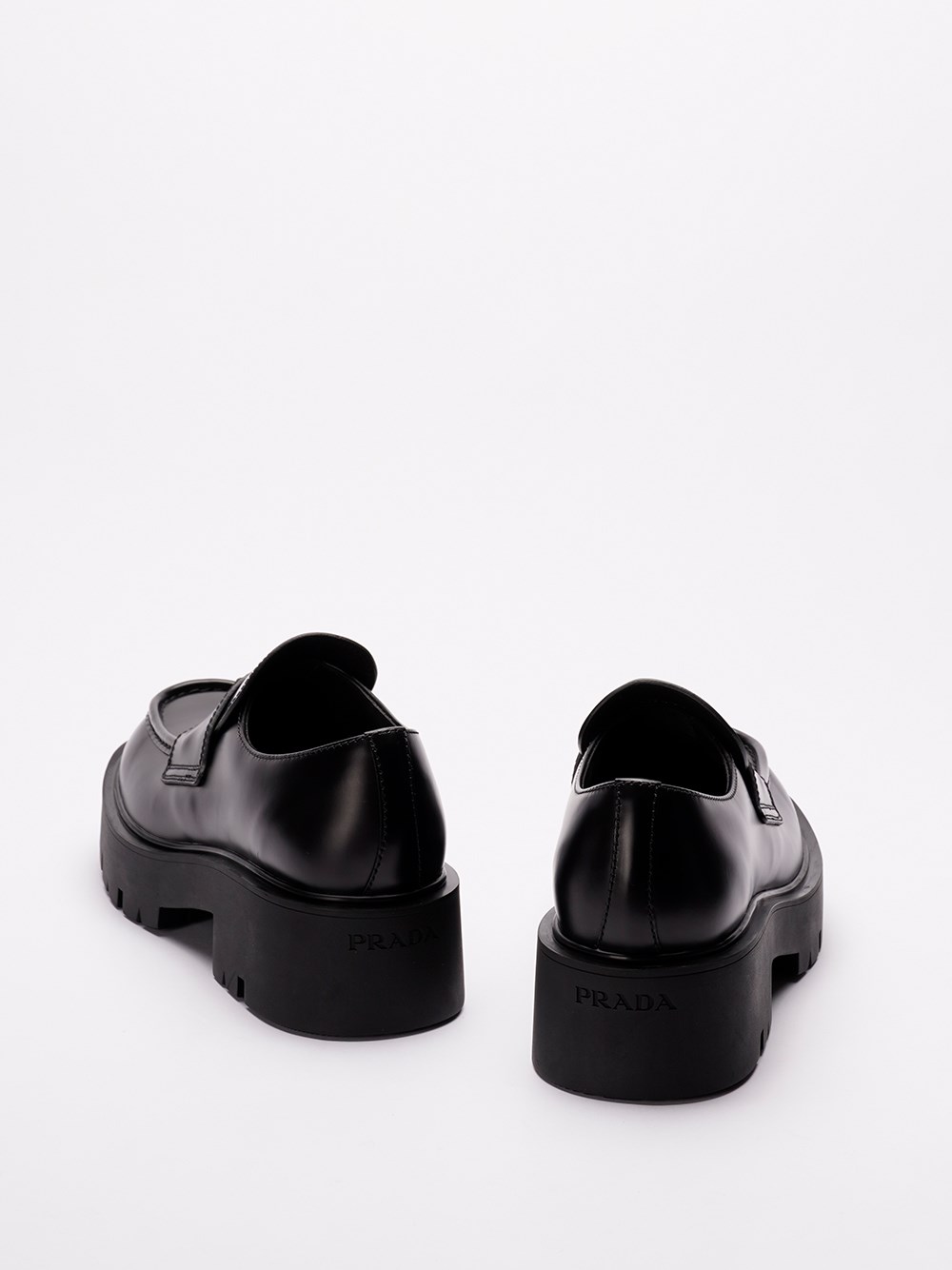 Prada Leather Loafers Acquista Ora