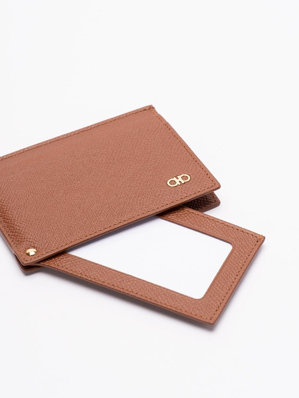 Ferragamo `Micro Gancio` Card Holder In Saldo