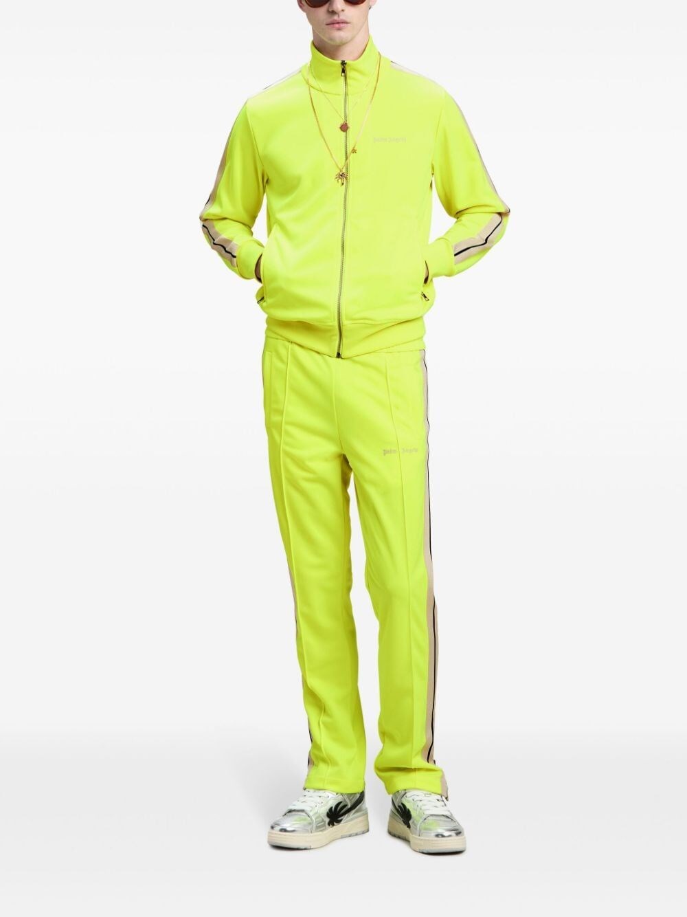 Palm angels `Classic Logo Fluo` Track Pants Prezzo di fabbrica