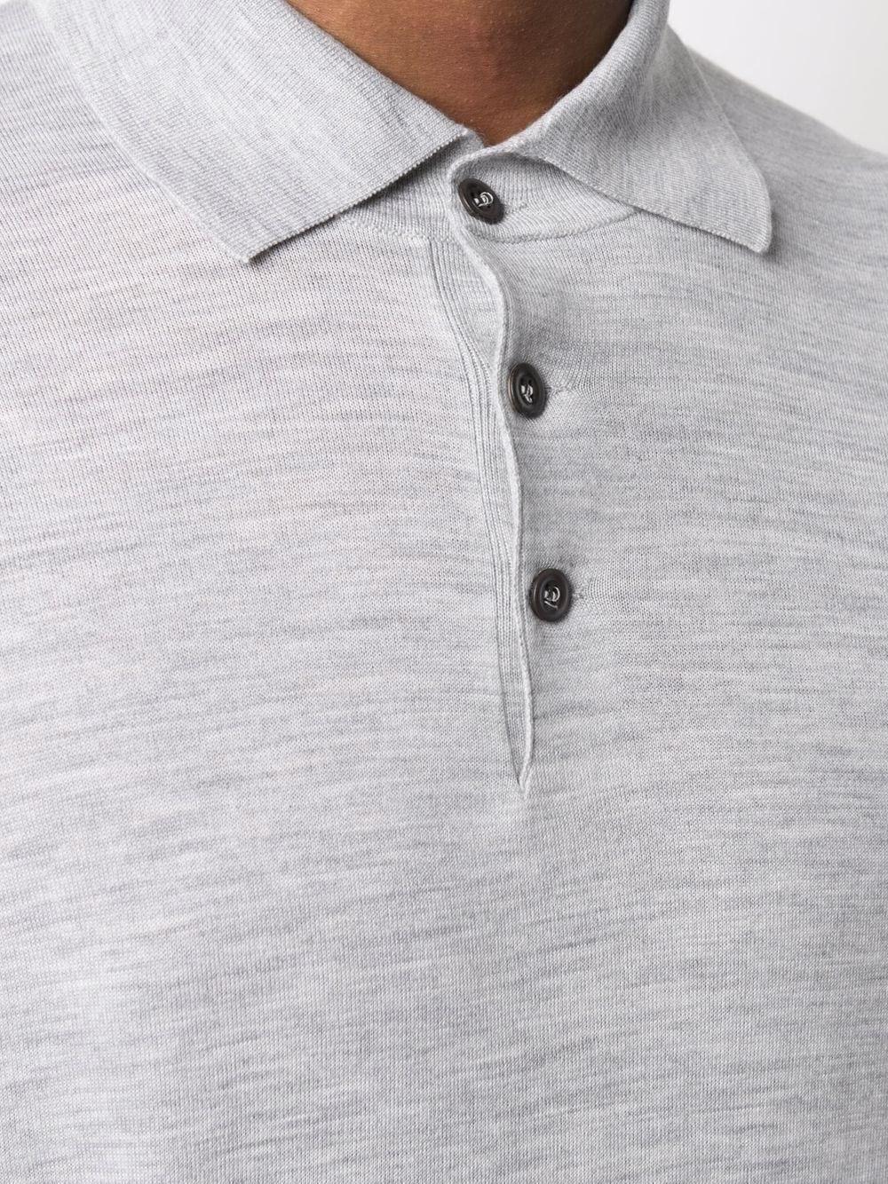 Brunello cucinelli Polo-Style Lightweight Sweater Offerta natalizia