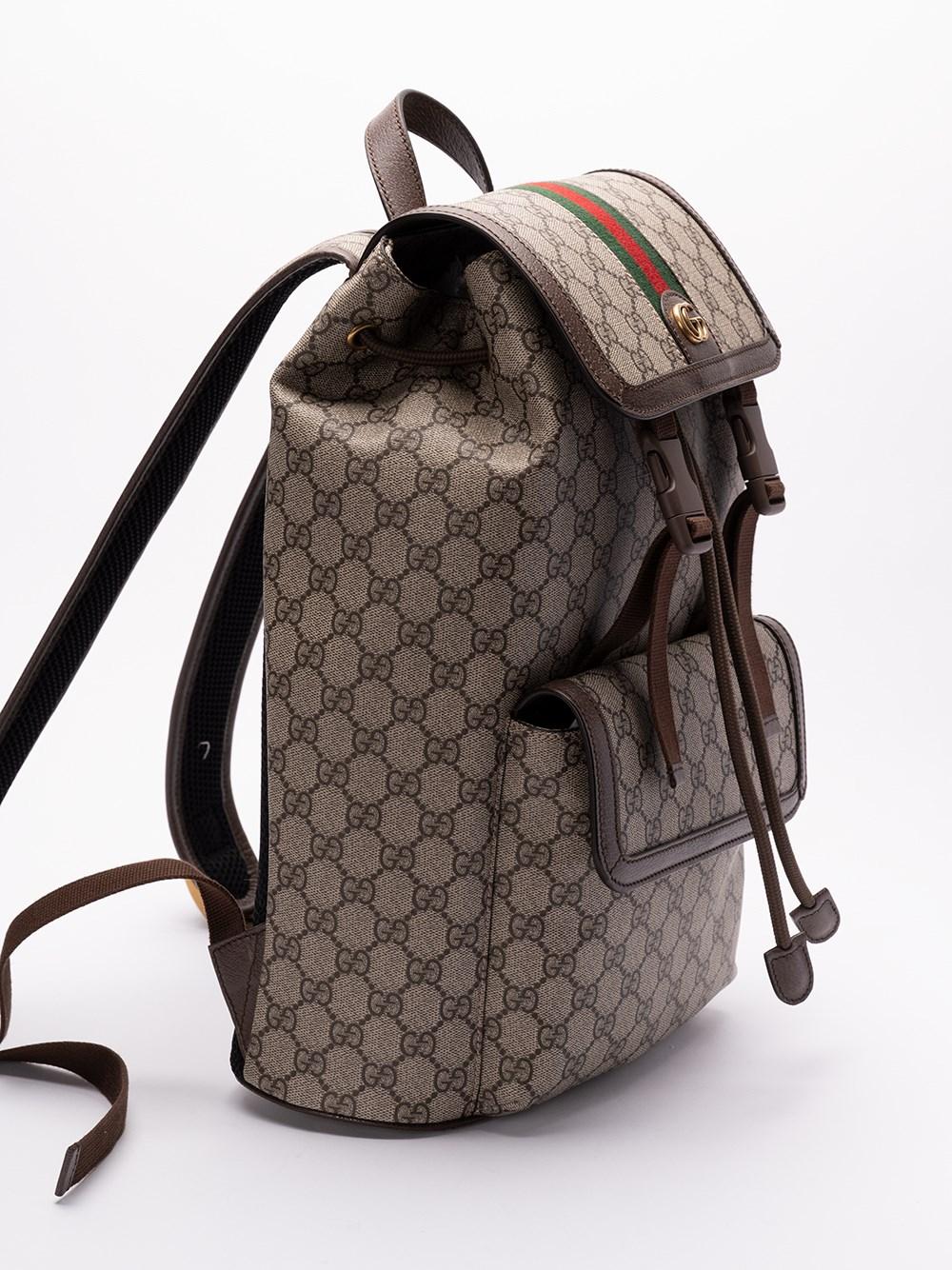 Gucci `GG Supreme` Backpack In Linea