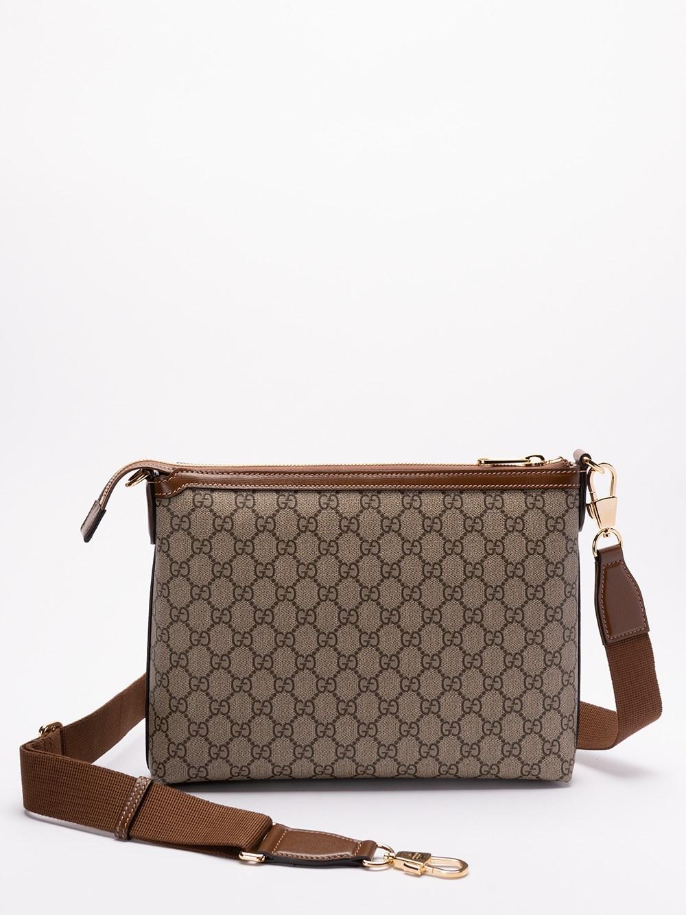 Gucci Messenger Bag With `Interlocking G` Qualità
