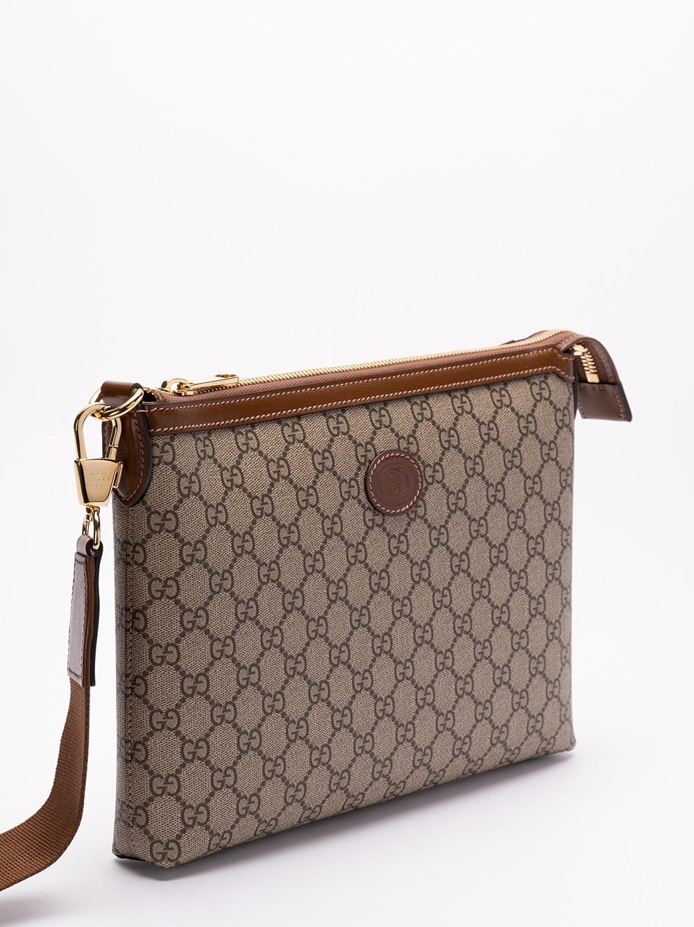 Gucci Messenger Bag With `Interlocking G` Qualità