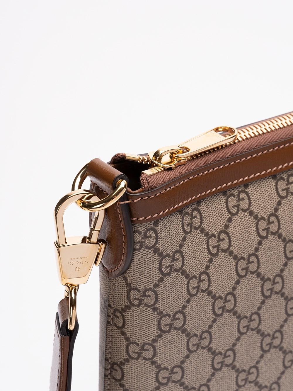 Gucci Messenger Bag With `Interlocking G` Qualità