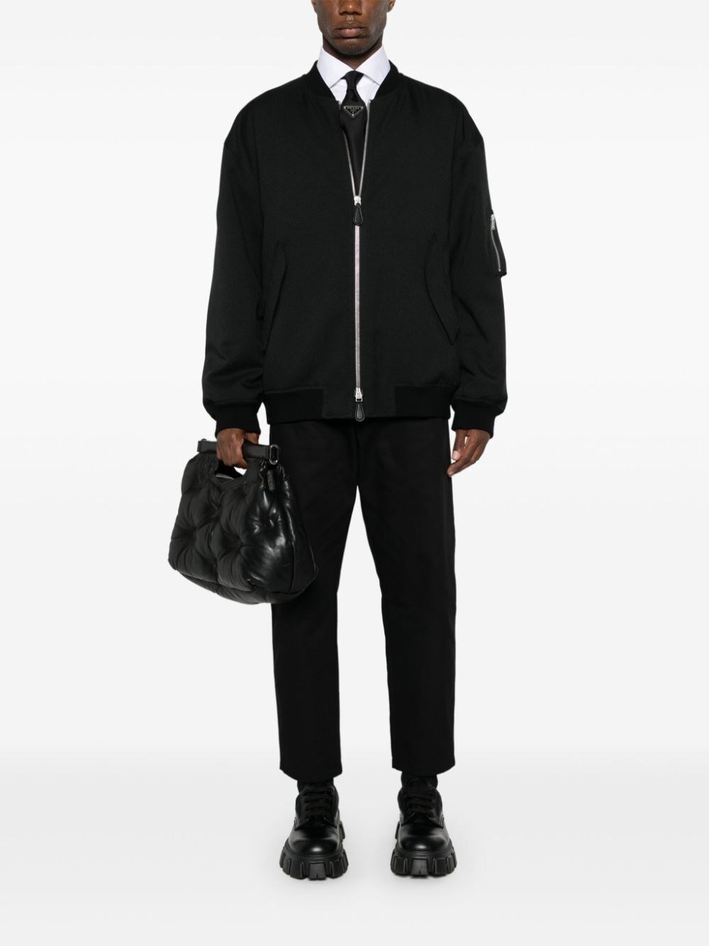 Prada Cotton Pants Soddisfazione Garantita