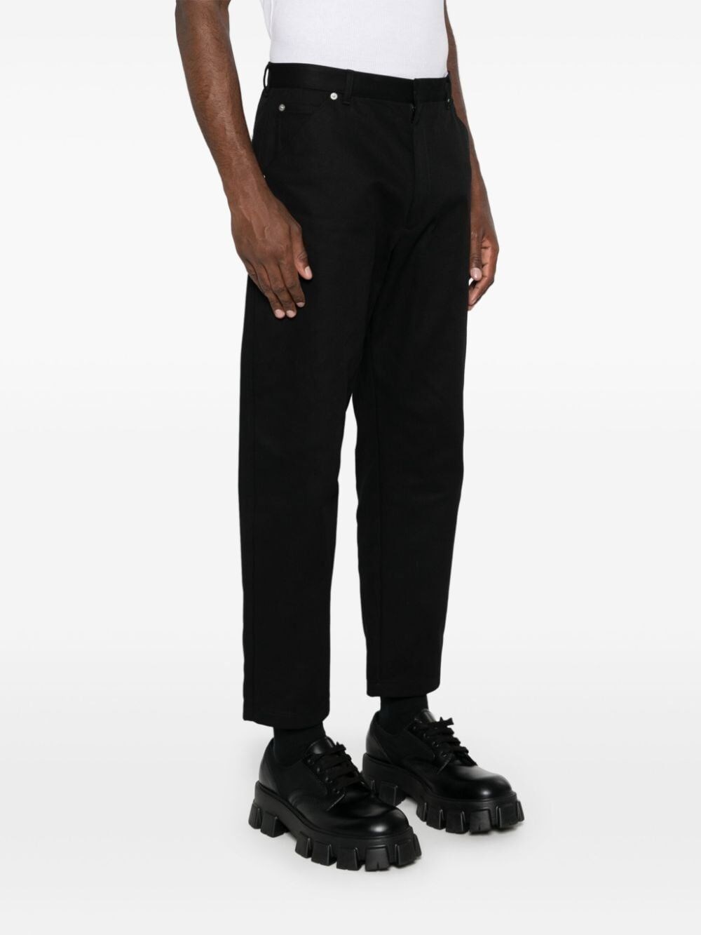Prada Cotton Pants Soddisfazione Garantita