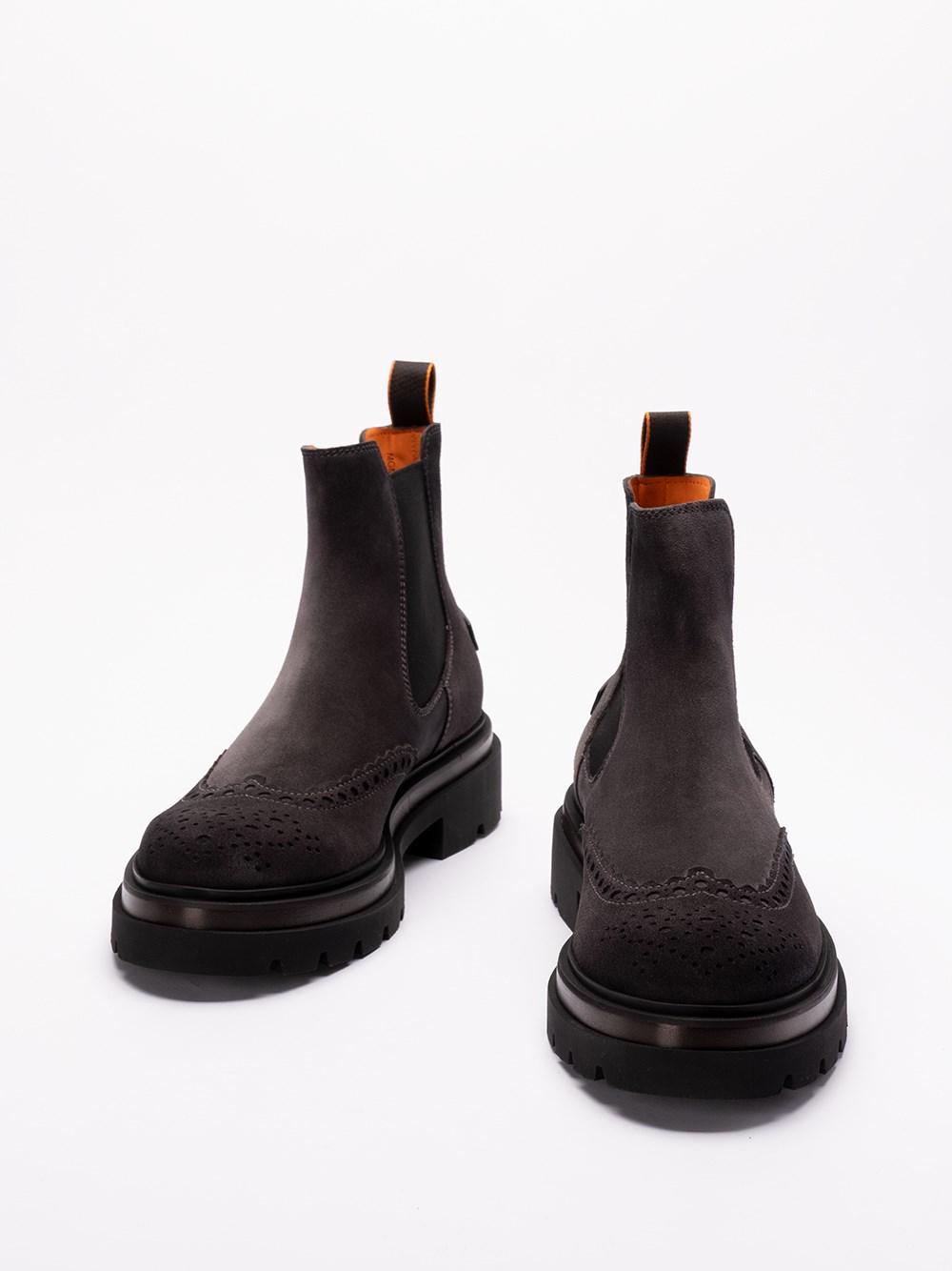 Santoni `Blockage` Slip-On Ankle Boots In Vendita