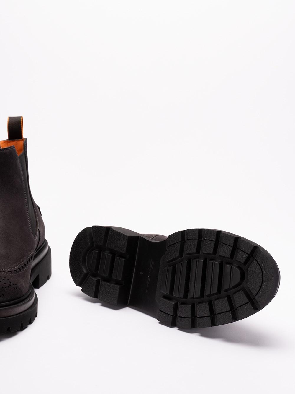Santoni `Blockage` Slip-On Ankle Boots In Vendita