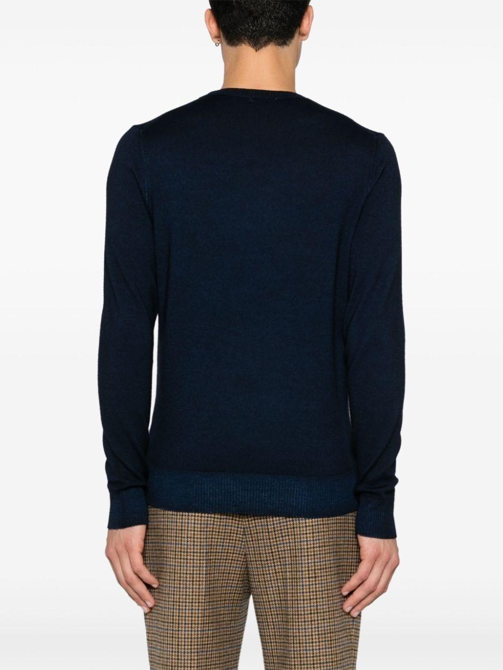 Malo Long Sleeve Crew-Neck Sweater Vendita calda