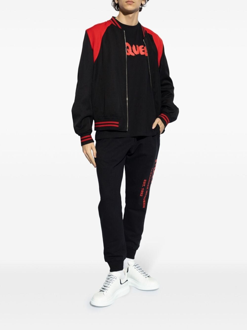 Alexander mcqueen `Graffiti` Print T-Shirt Offerta settimanale