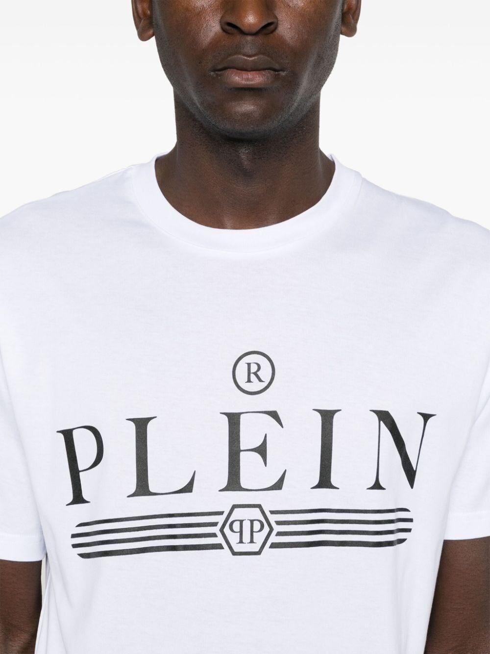 Philipp plein `Tattoo` Round-Neck T-Shirt Trasporto libero internazionale