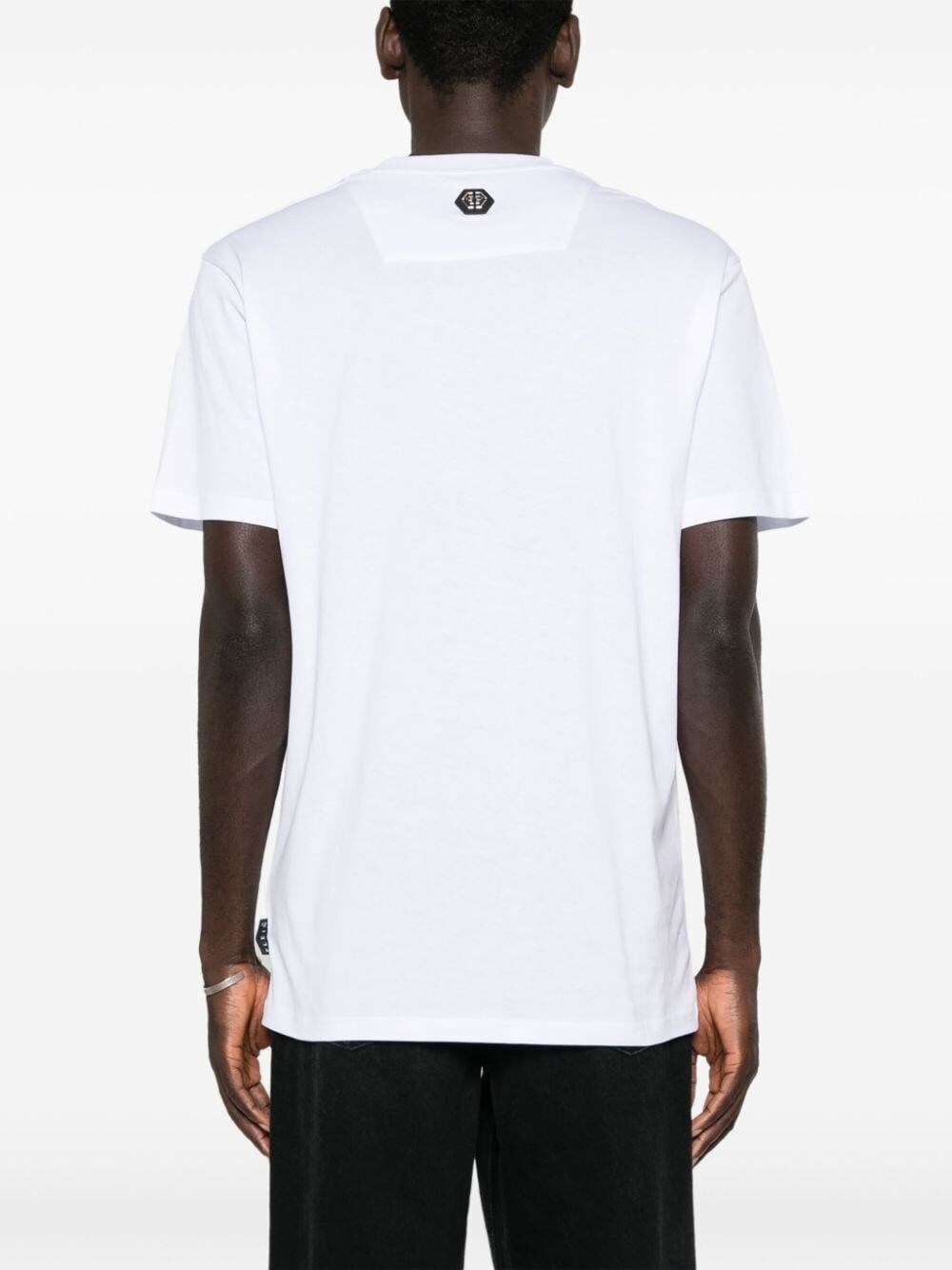Philipp plein `Tattoo` Round-Neck T-Shirt Trasporto libero internazionale