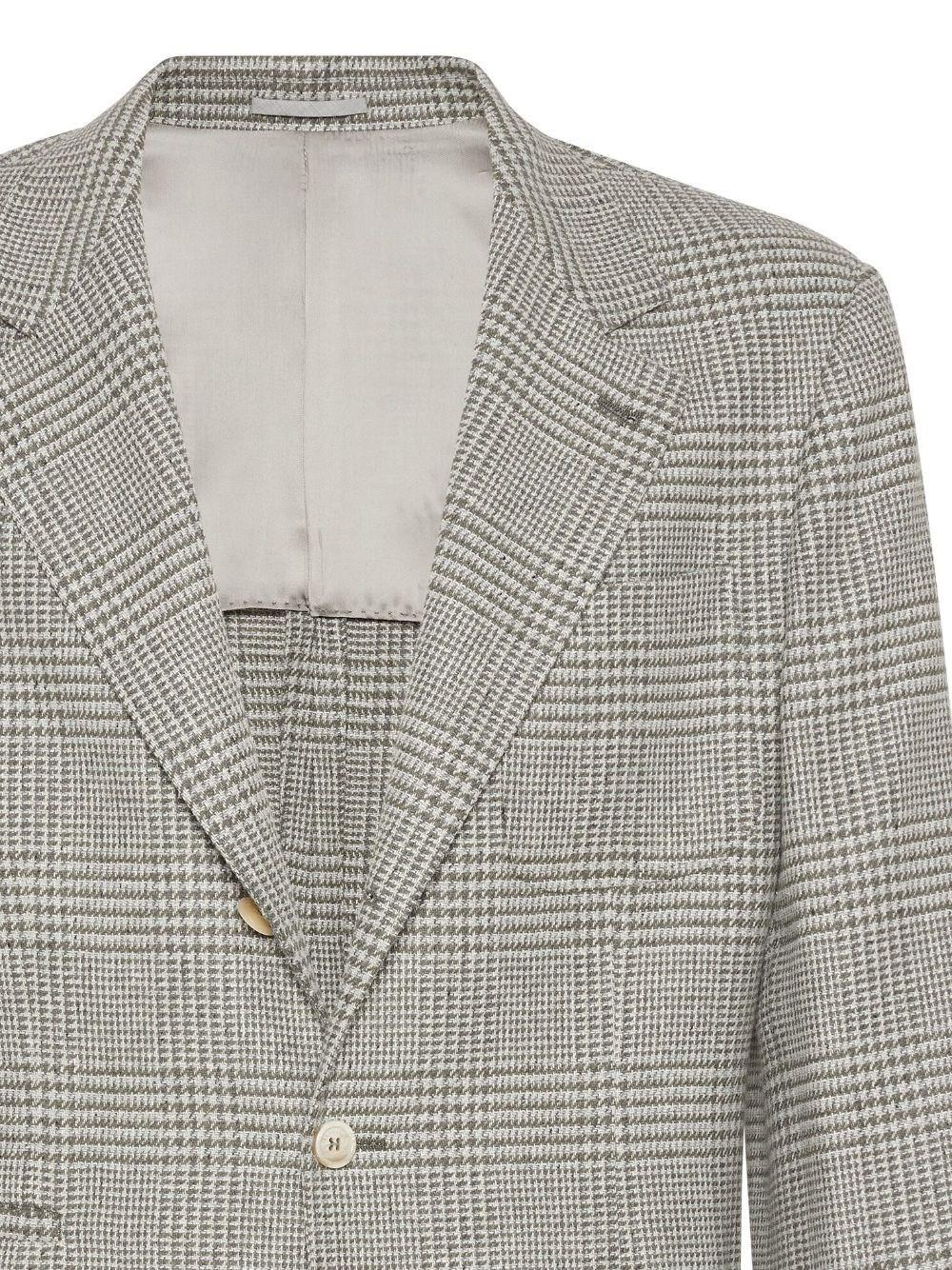 Brunello cucinelli Deconstructed Blazer With Patch Pockets Spedizione Gratuita