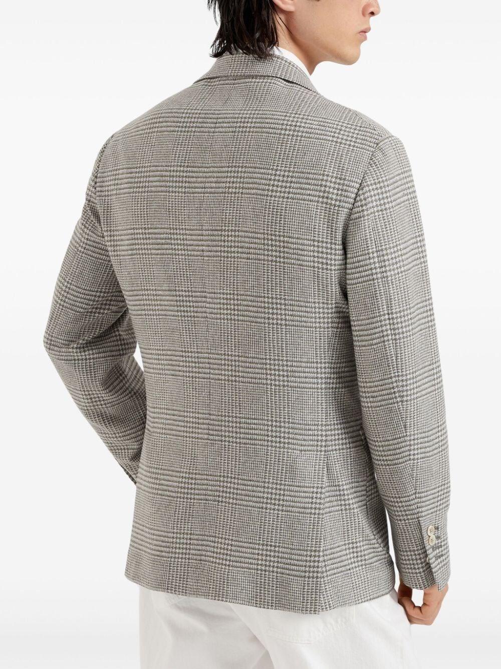 Brunello cucinelli Deconstructed Blazer With Patch Pockets Spedizione Gratuita