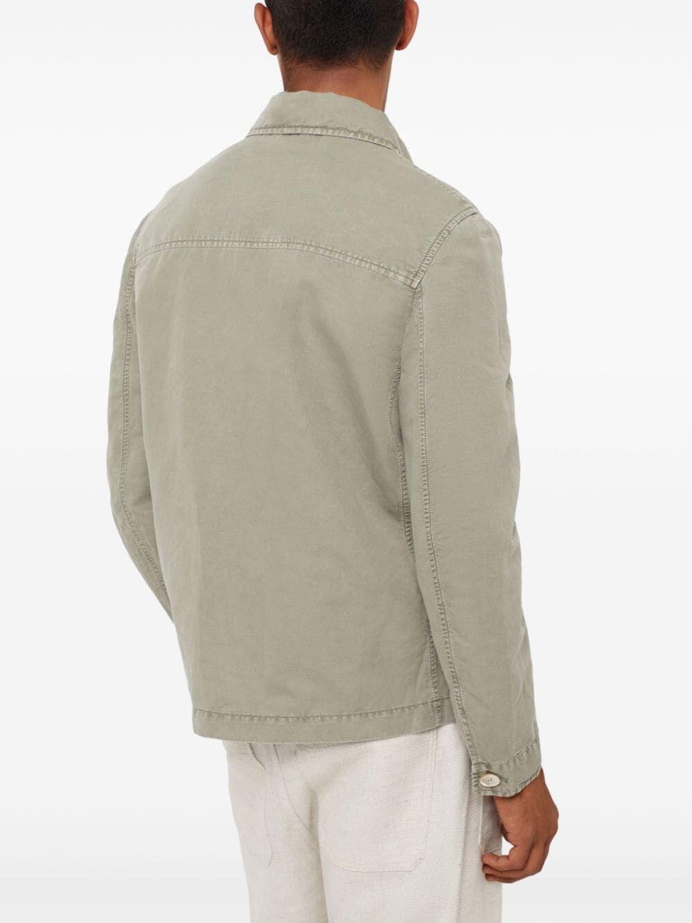 Brunello cucinelli Garment-Dyed Overshirt Qualità Garantita