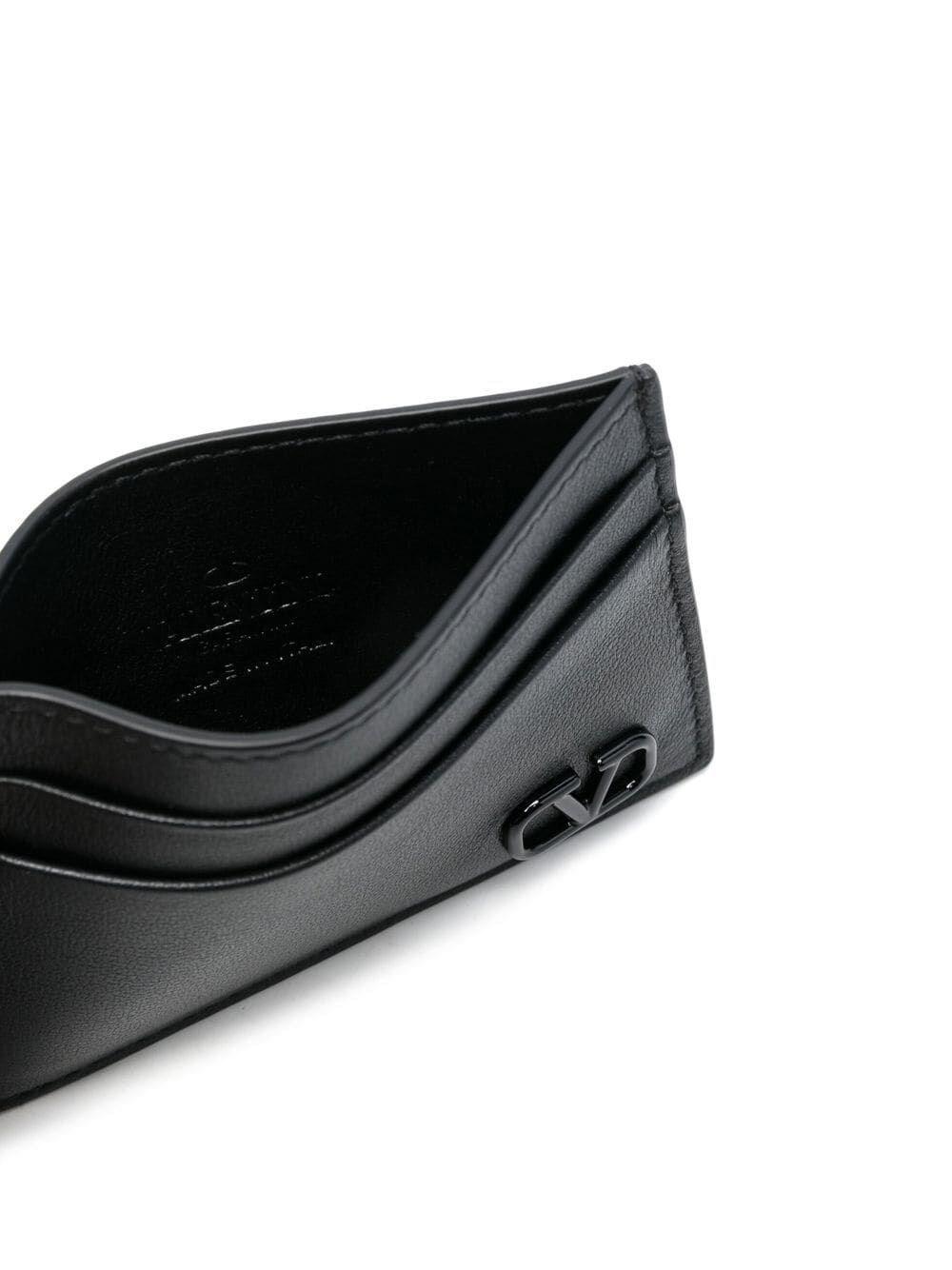 Valentino garavani `Mini VLogo Signature` Card Holder Grande vendita
