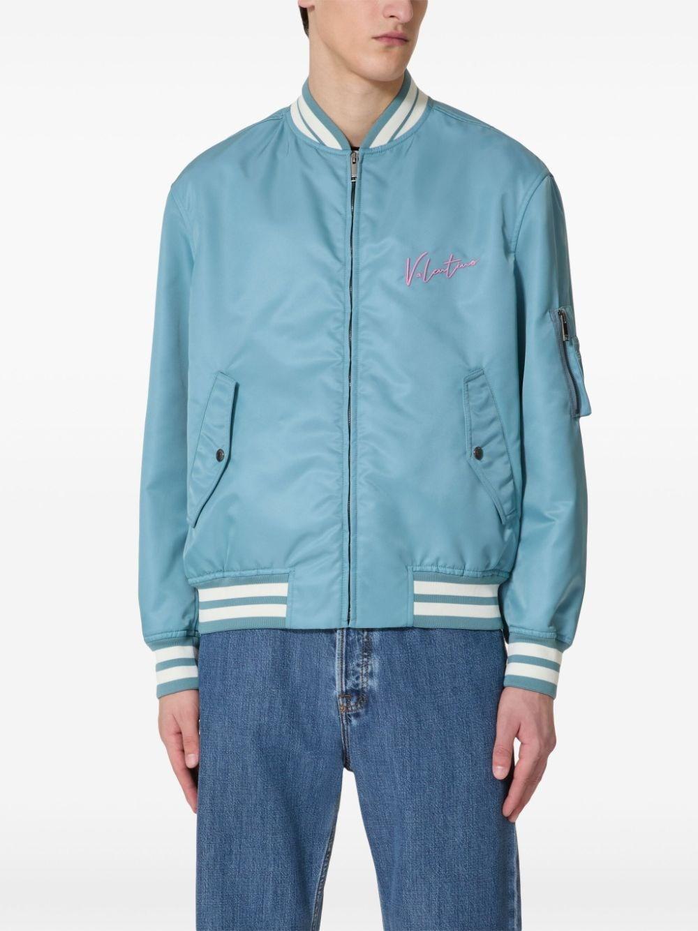 Valentino garavani `Valentino` Bomber Jacket Vendita calda
