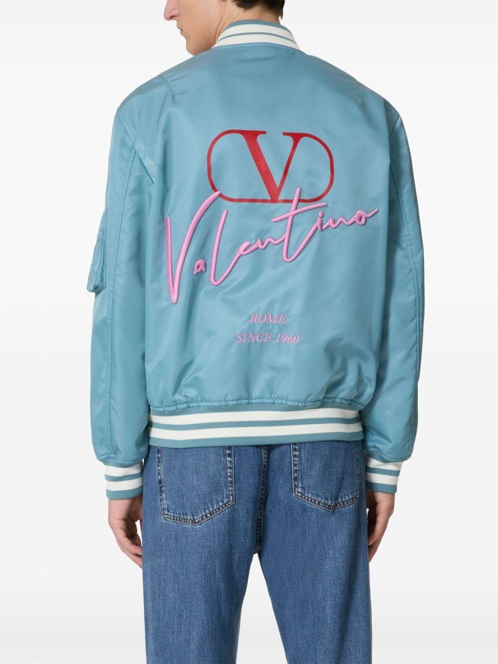 Valentino garavani `Valentino` Bomber Jacket Vendita calda