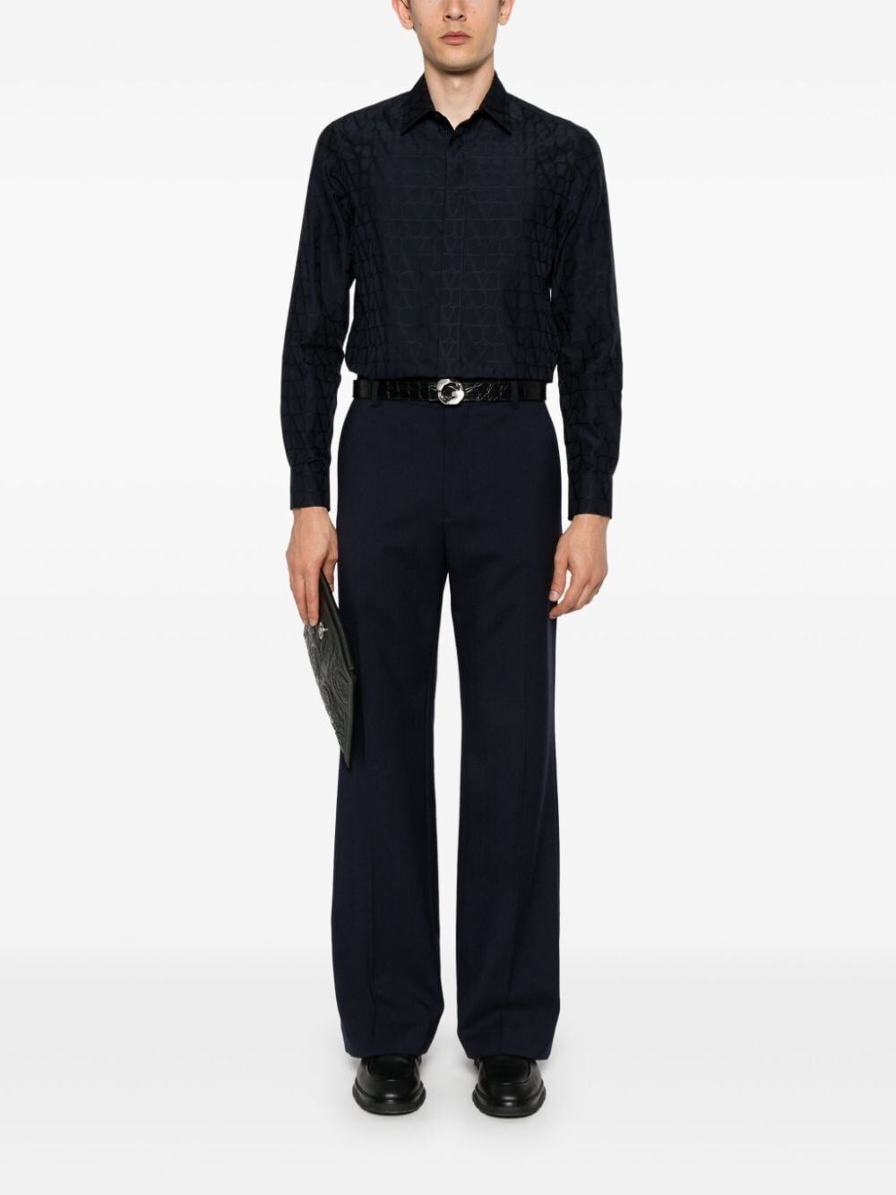 Valentino garavani `Toile Iconographe` Long Sleeve Shirt Offerta migliore