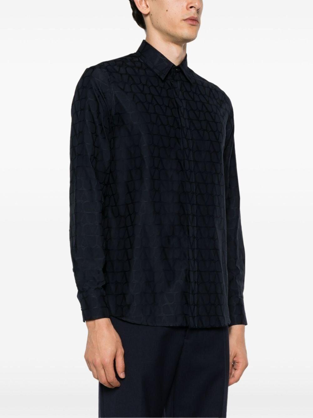 Valentino garavani `Toile Iconographe` Long Sleeve Shirt Offerta migliore