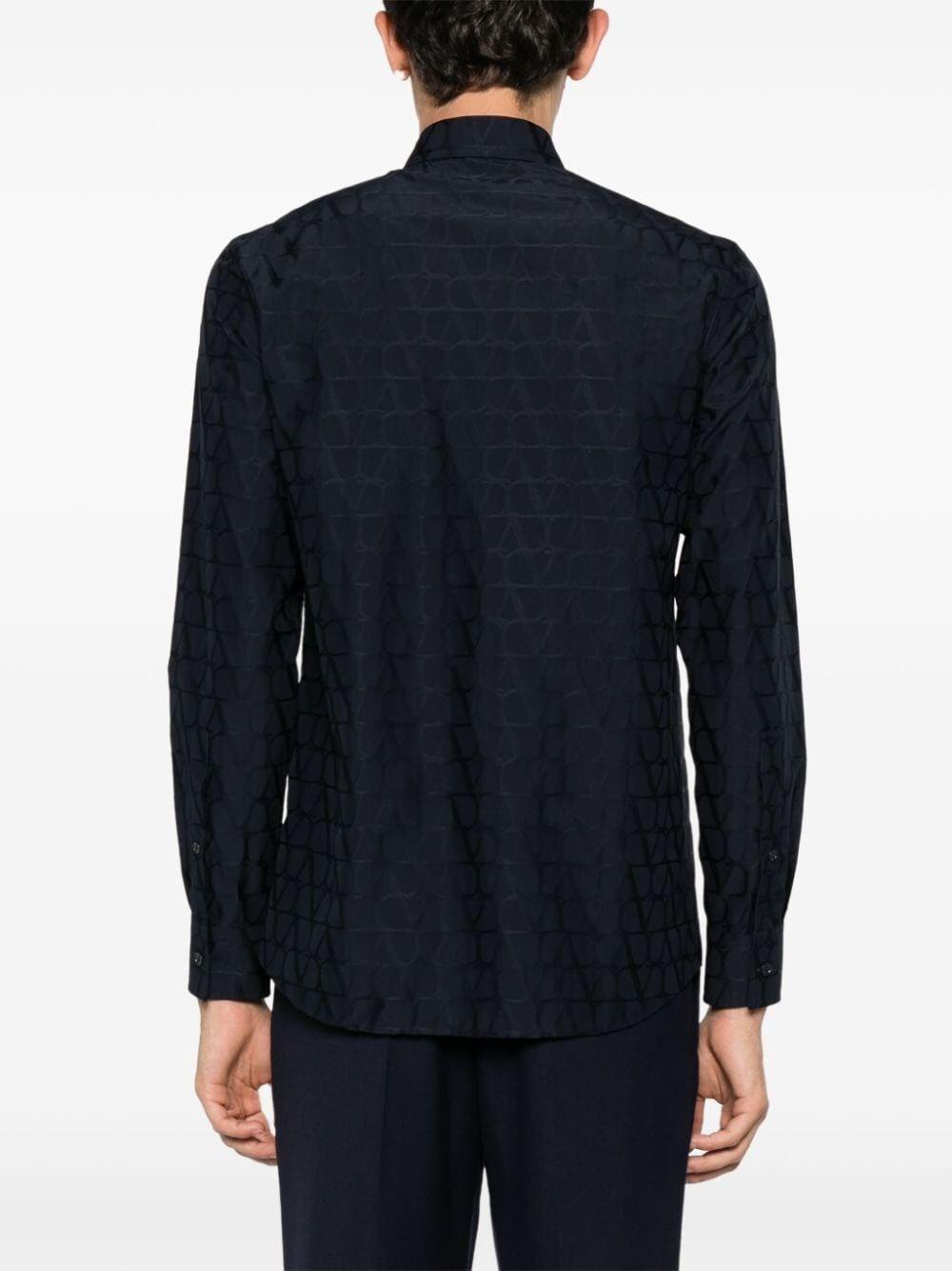 Valentino garavani `Toile Iconographe` Long Sleeve Shirt Offerta migliore