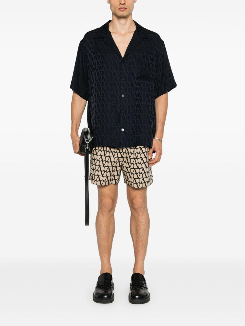 Valentino garavani `Toile Iconographe` Short Sleeve Shirt Latest fashion