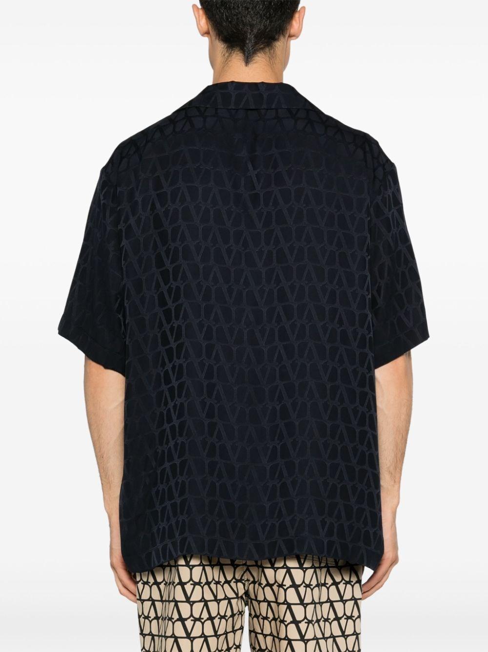 Valentino garavani `Toile Iconographe` Short Sleeve Shirt Latest fashion