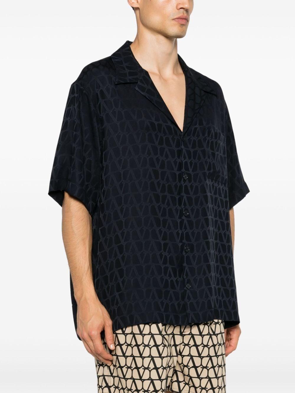 Valentino garavani `Toile Iconographe` Short Sleeve Shirt Latest fashion