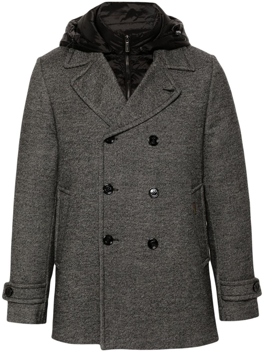 Moorer `Eligio` Double-Breasted Coat Grandi sconti