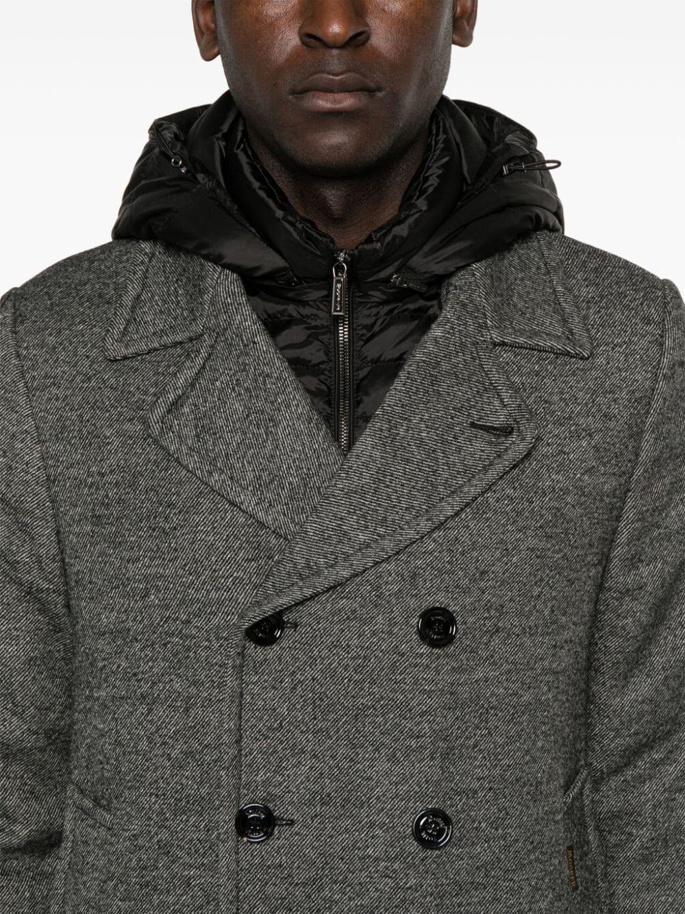 Moorer `Eligio` Double-Breasted Coat Grandi sconti