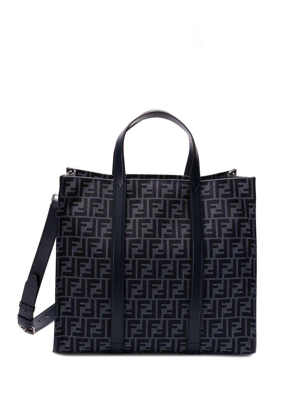 Fendi `FF Jacquard` Shopper Bag Sottocosto