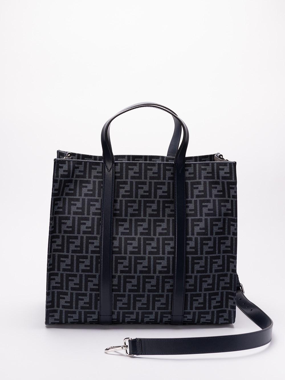 Fendi `FF Jacquard` Shopper Bag Sottocosto