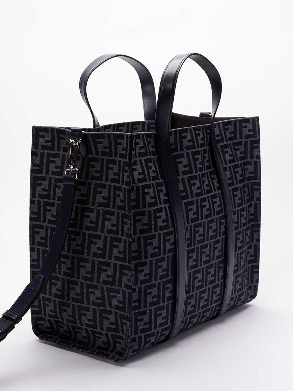 Fendi `FF Jacquard` Shopper Bag Sottocosto