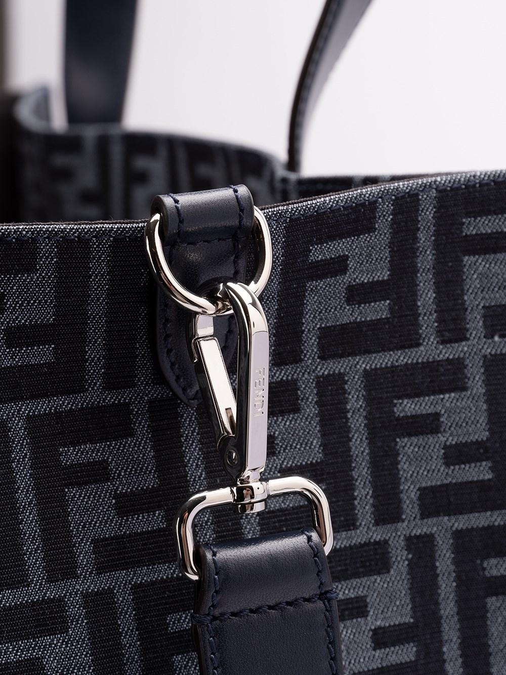 Fendi `FF Jacquard` Shopper Bag Sottocosto